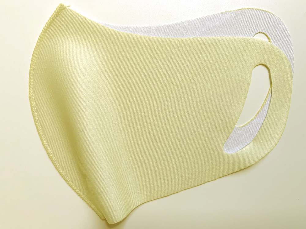 株式会社ヨコブリシ 26 パステルカラー パステルイエロー 夏マスク 大人用m L 子供用