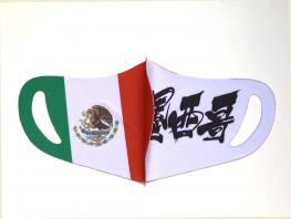 144国旗マスク　(メキシコ)　大人用M・L/子供用　
