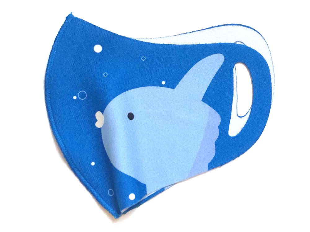 株式会社ヨコブリシ 1 お魚マスク マンボウ 大人用m L 子供用